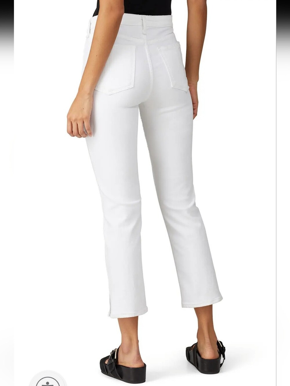 rag & bone Nina High-Rise Ankle Flare Jeans - White 26